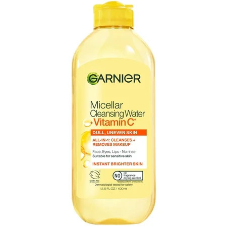 Garnier SkinActive Micellar Cleansing Water All in 1 Vitamin C Makeup Remover Face Cleanser 13.5 fl oz | Walmart (US)