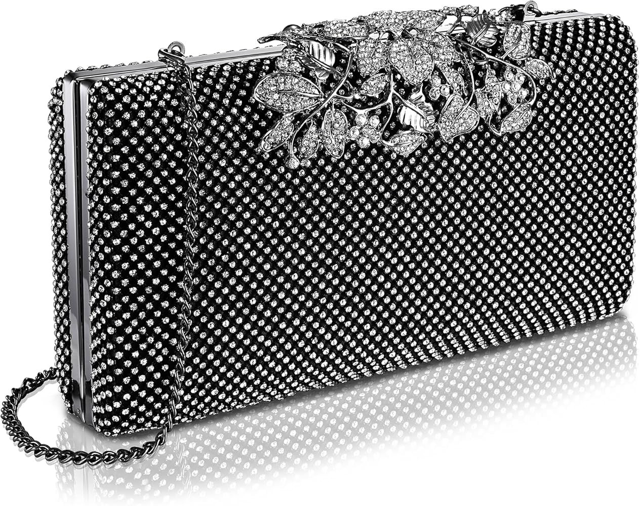 Evening Handbags Sparkly Party Bags Wedding Guest Clutch Purses for Women Formal | Amazon (US)