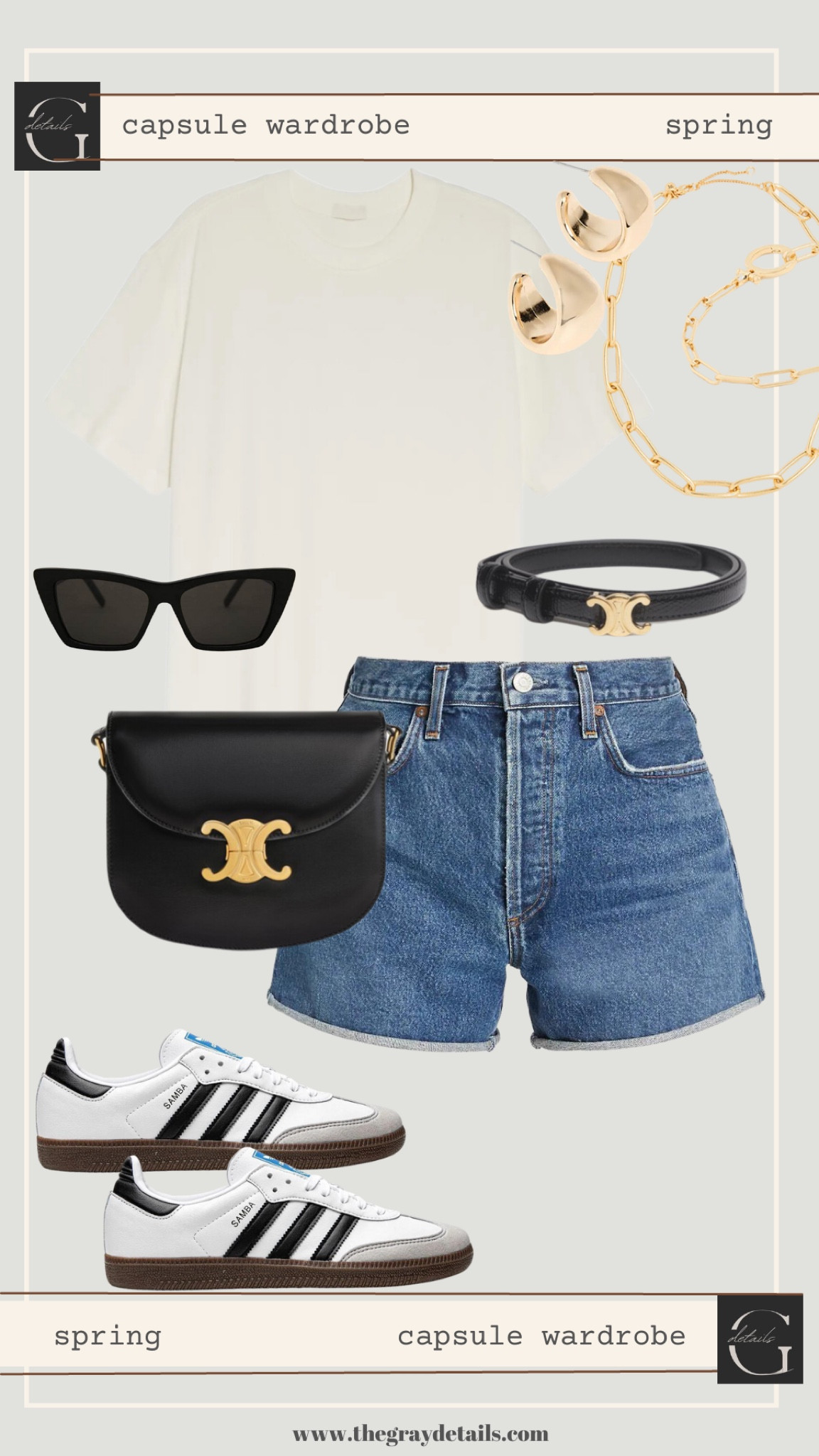 Who lives in jean shorts all summer long? Per your request, sharing 7 minimal style and classy jean short outfits from my capsule wardrobe. 

I opted for a more tailored denim short with also for it to be a bit more classy and dressy for all your mix and match outfits. SAVE for outfit inspo!

To SHOP
*Comment LINKS for outfit details sent to your DM. 
*head to the link in my profile
*follow @thegraydetails in the @shop.ltk 
*direct link 

#abercrombiestyle #minimalstyledaily #lbd

#casualoutfit  #styleinspo #outfitideas4you #eveningstyle #dailyoutfitinspo #virtualstylist #traveloutfit #effortlesslychic #neutrallook #neutralfashion #founditonamazon #workwearstyle #timelessstyle #minimalstyle #chicstyle #monochromeoutfit #chicfashion #classicfashion #springlooks #springlook #timeless #efforlesselegance #effortlesslychic #capsulewardrobeblogger #stylereels #fashionreel

Casual everyday look, Pinterest outfit, 

outfit inspo • capsule wardrobe • neutral style • casual style • spring dress • workwear • neutral style • minimal outfits

#LTKstyletip #LTKFind #LTKtravel