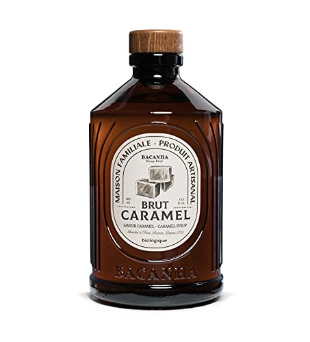 BACANHA - Organic and Raw Syrup - Caramel Syrup - For Coffee, Cappuccino, Latte, Hot Chocolate and Cocktail - 400 ml | Amazon (US)