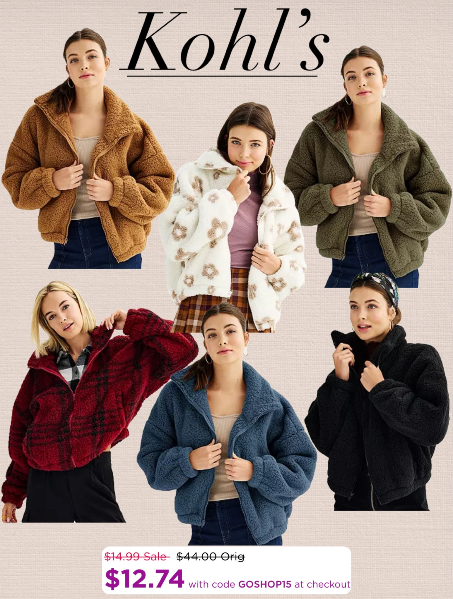 This super warm, cozy jacket is on sale for only $12.74!!

#LTKCyberWeek #LTKSeasonal #LTKsalealert