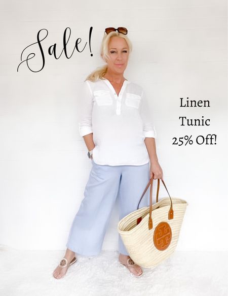 White linen tunic is 25% off!

Coastal casual / coastal grandmother / vacation outfit

#LTKtravel #LTKsalealert #LTKFind