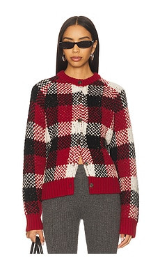 Buffalo Plaid Cardigan
                    
                    Guest In Residence | Revolve Clothing (Global)