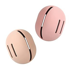 FERYES 2 PCS Makeup Sponge Holder – Shatterproof Eco-Friendly Silicone Beauty Make Up Blender C... | Amazon (US)