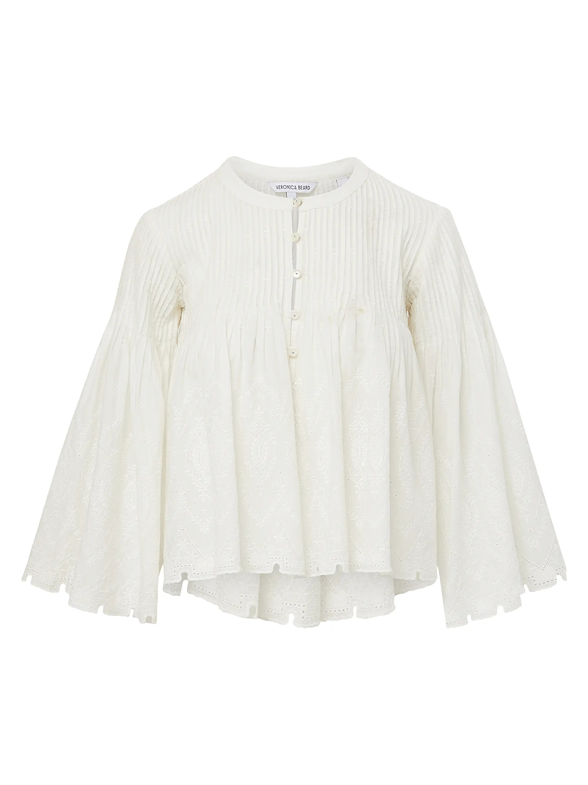 Quimby Cotton Embroidered Blouse | Saks Fifth Avenue