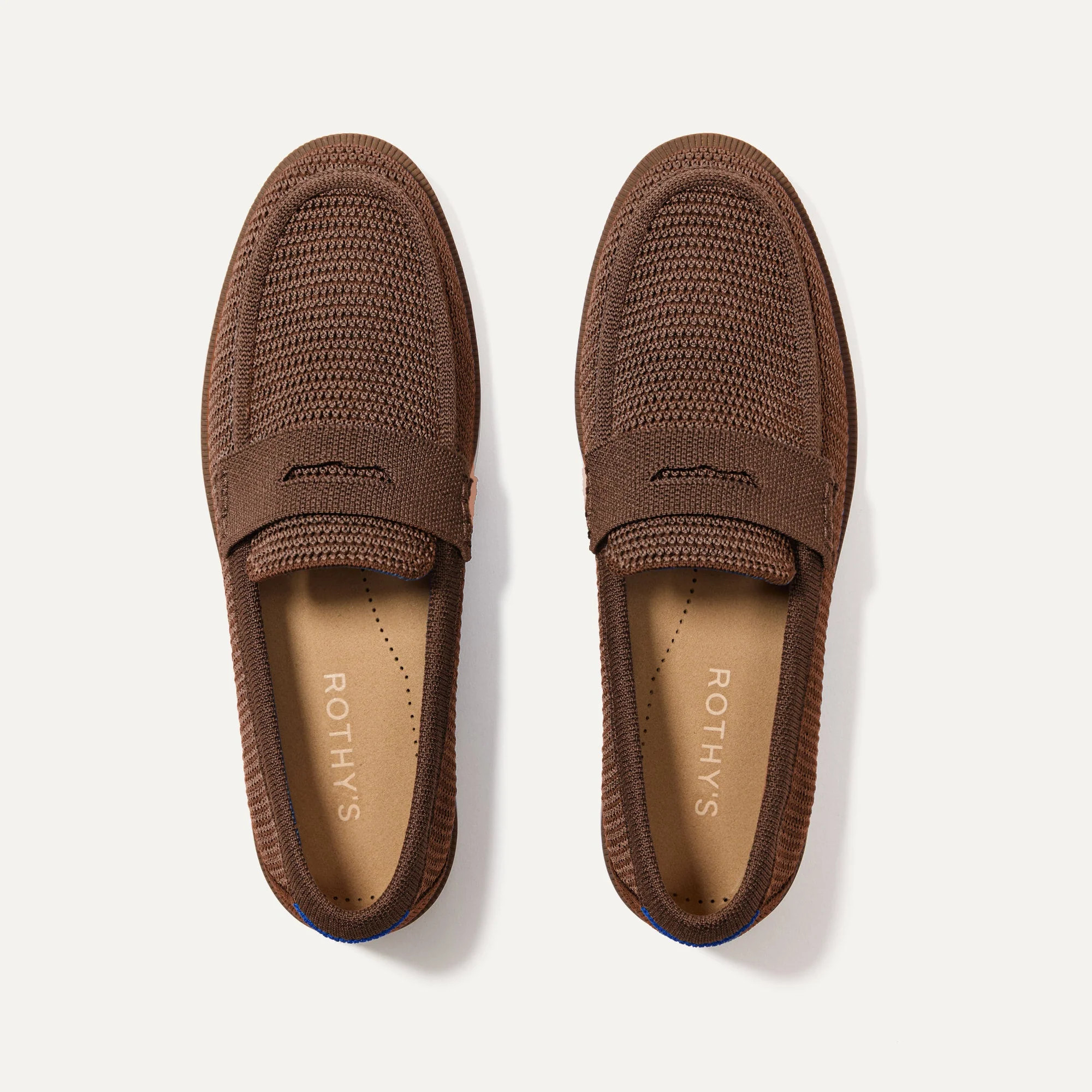 The Penny Loafer in Cinnamon Raffia-Knit for Women | Rothy's | Rothy's