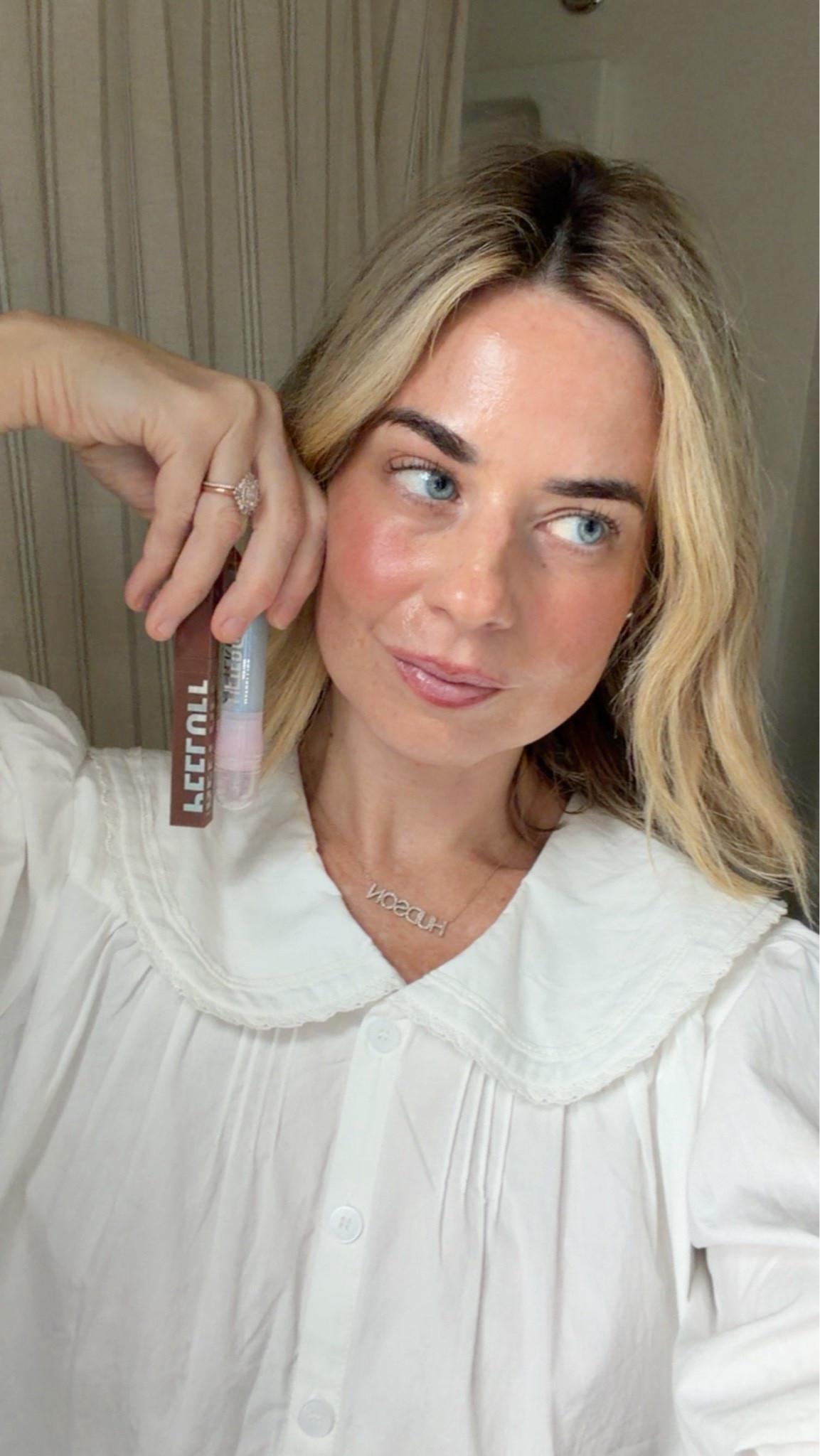 Lip liner is aura
Lip gloss in blue boba

#LTKOver40 #LTKBeauty