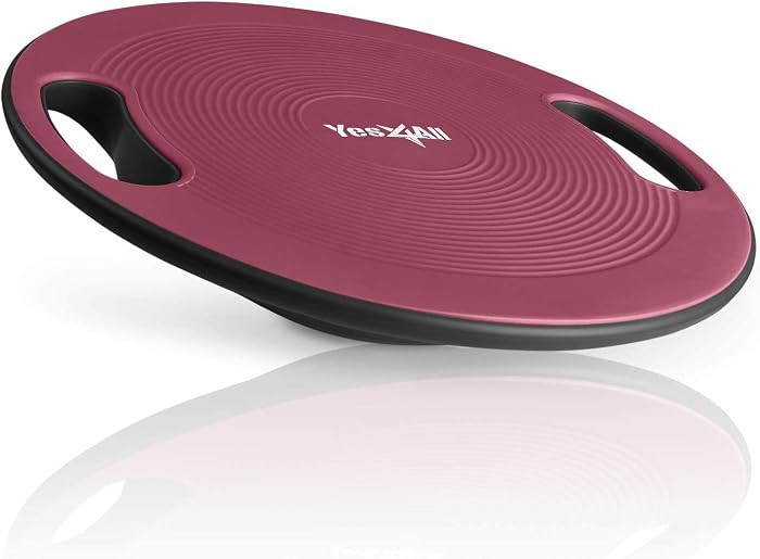 Yes4All Upgraded Wobble Balance Board, 16.34" TPE Non-slip, Stability Board for Home Gym, Standin... | Amazon (US)