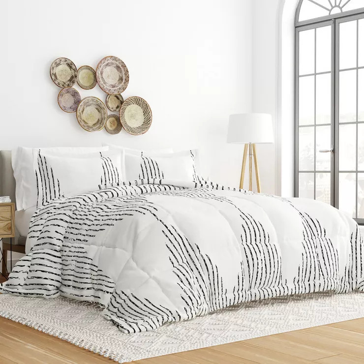 Farmhouse Reversible Superior Soft Comforter Sets, Down Alternative, Easy Care - Becky Cameron | Target