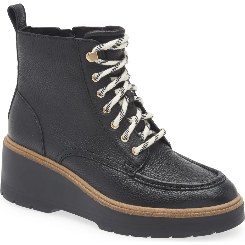 Cole Haan Zerogrand Cityquest Waterproof Wedge Bootie in Black/Black at Nordstrom Rack, Size 10.5 | Nordstrom Rack