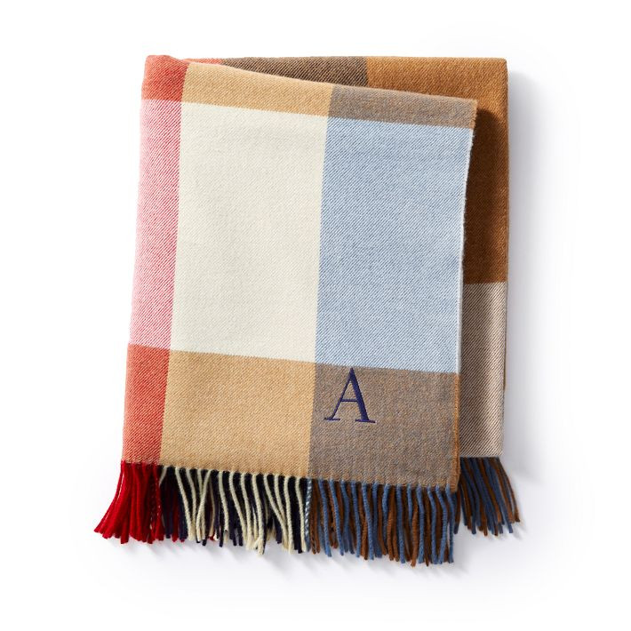 Italian Colorblock Throw Blanket | Mark and Graham