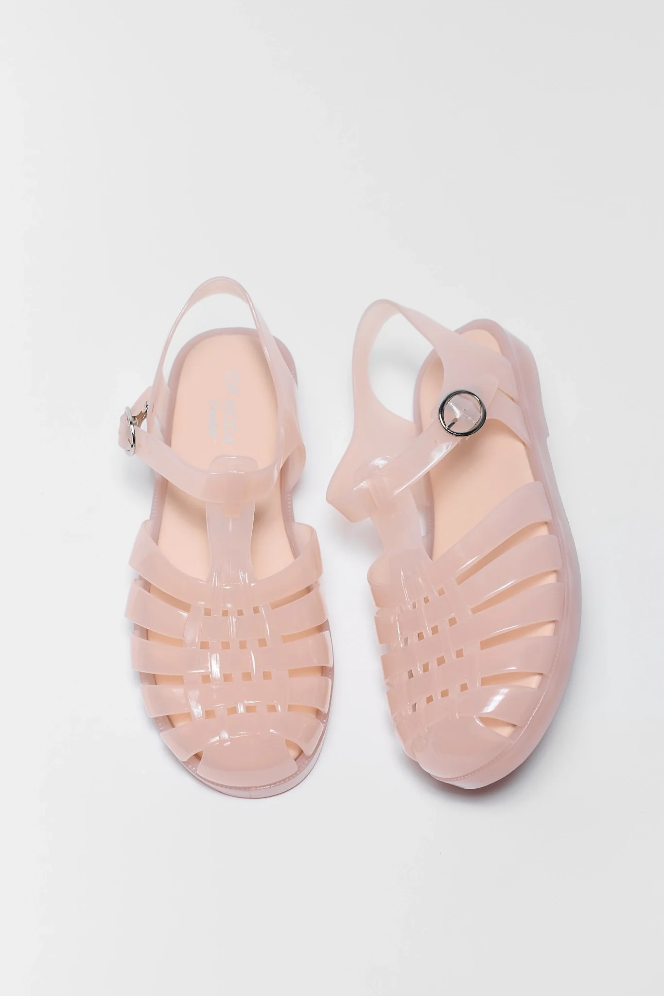 Nude Fisherman Jelly Sandals | Avara