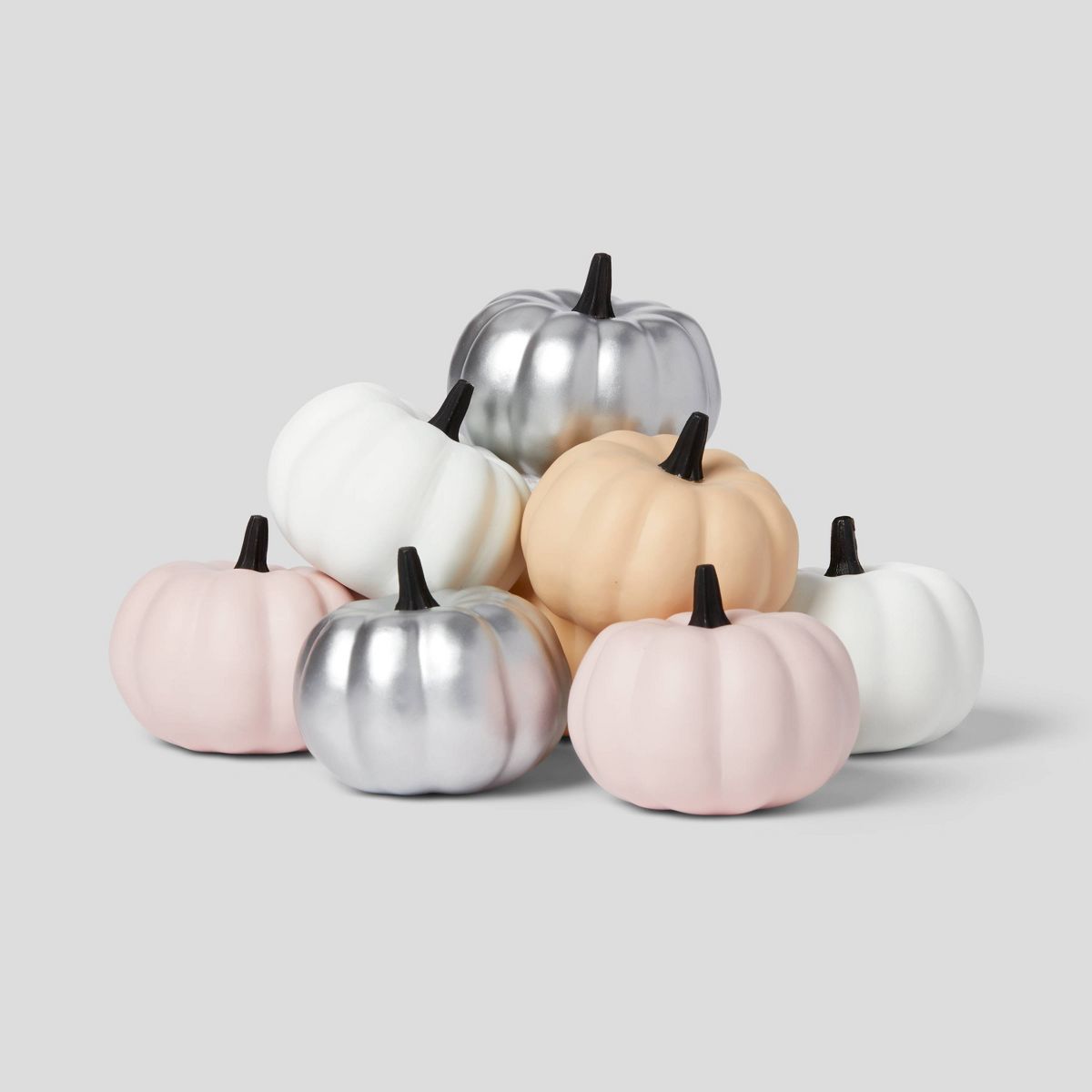 8ct Bootiful Painted Pumpkins Halloween Decorative Sculpture Set - Hyde & EEK! Boutique™ | Target