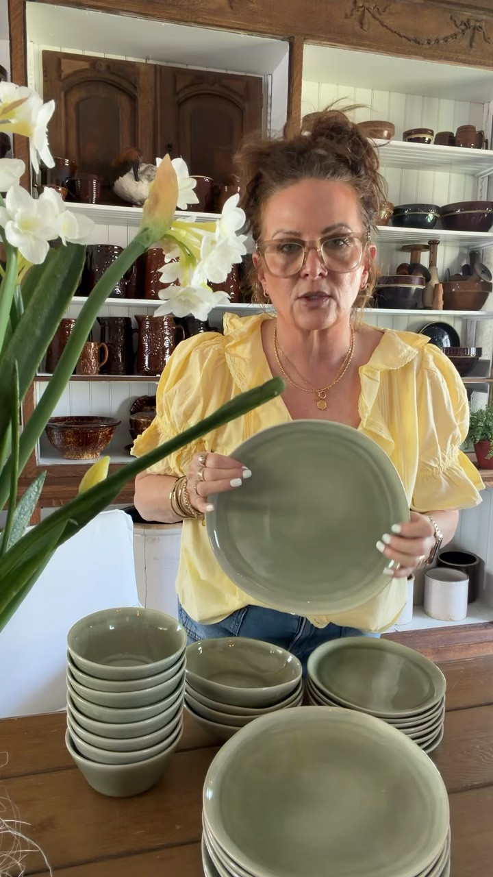 These By Kohl's brands offer so many amazing home and fashion finds at affordable prices! It was time to replace our chipped dishes and we found this beautiful muted green set. @kohls #kohls #kohlspartner 

 #LTKHome #LTKSaleAlert #LTKMidsize

#LTKSeasonal #LTKHome #LTKootd