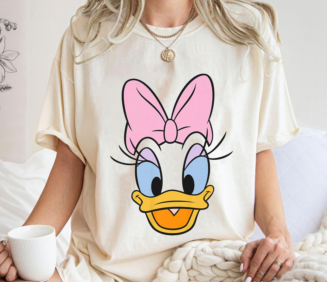 Daisy Duck Big Face Shirt, Mickey and Friends T-shirt, Donald Duck Tee, Magic Kingdom, Disney Fam... | Etsy (US)