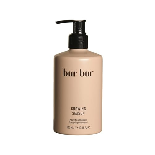 Bur Bur Nourishing Shampoo - Moisturizing & Hydrating Shampoo | Gentle Sulfate-Free Daily Cleanse for All Hair Types, Plant-Based Formula with Rice Protein & Botanical Oils | Amazon (US)