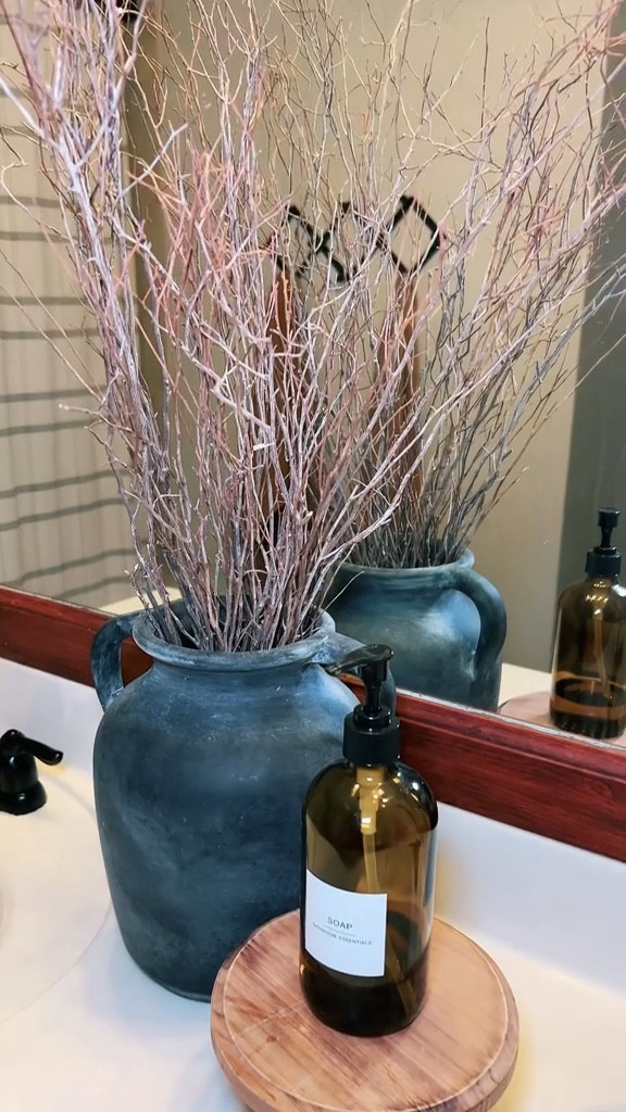 I love keeping a neutral, natural
Look with my Christmas decor.  Here’s a glimpse at our guest bathroom.  These waffle towels from Target are so good and on sale now! #targetfinds #bathroomdecor #christmas #homedecor #neutraldecor#LTKHoliday 

#LTKHome #LTKSeasonal