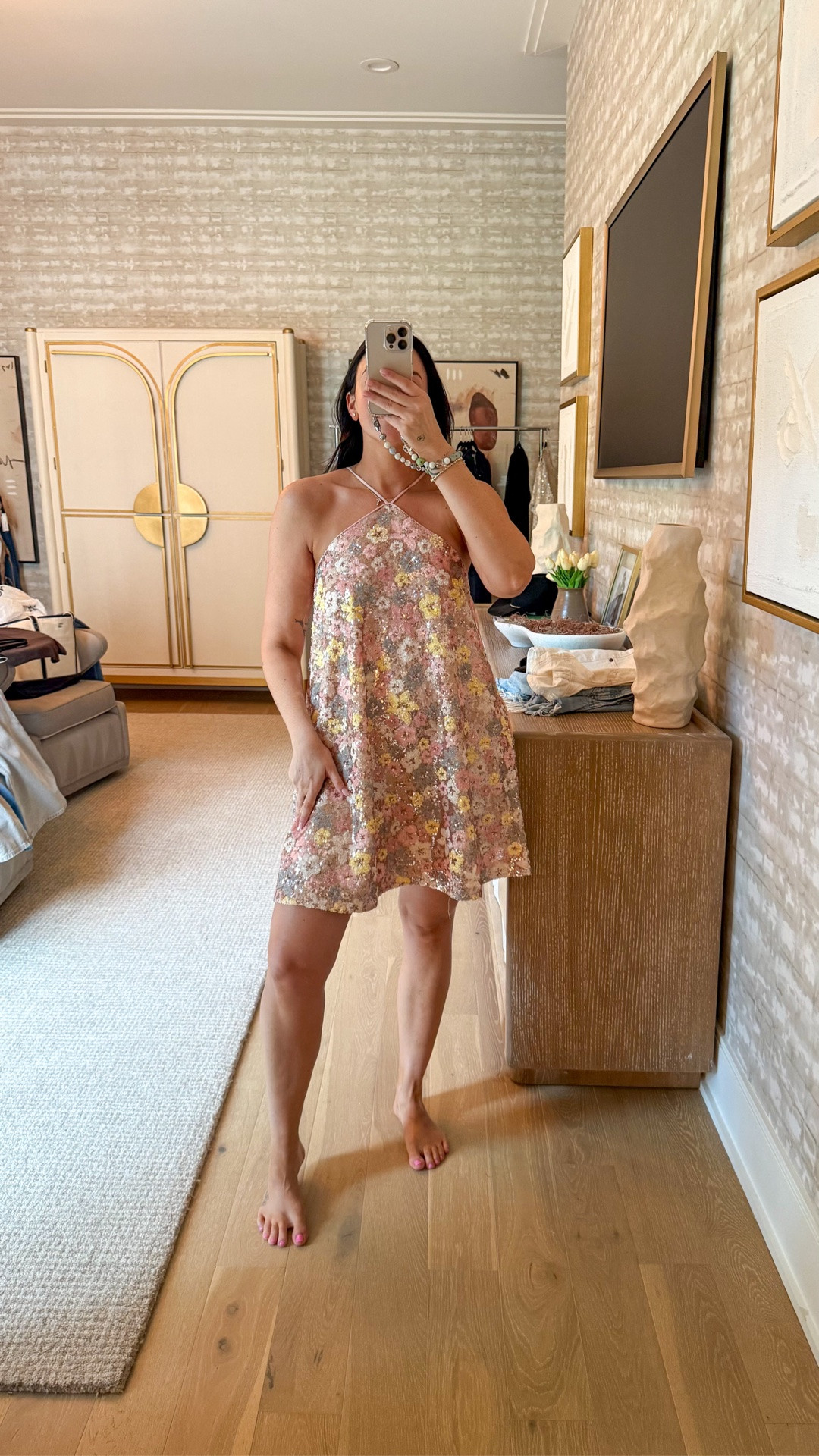 This adorable sequin dress is on sale at Nordstrom! $67 vs $149 full price. I wear a small

#LTKWedding #LTKootd #LTKSaleAlert