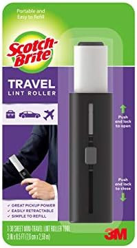 Scotch-Brite Mini Travel Lint Roller, Works Great On Pet Hair, 30 Sheets | Amazon (US)