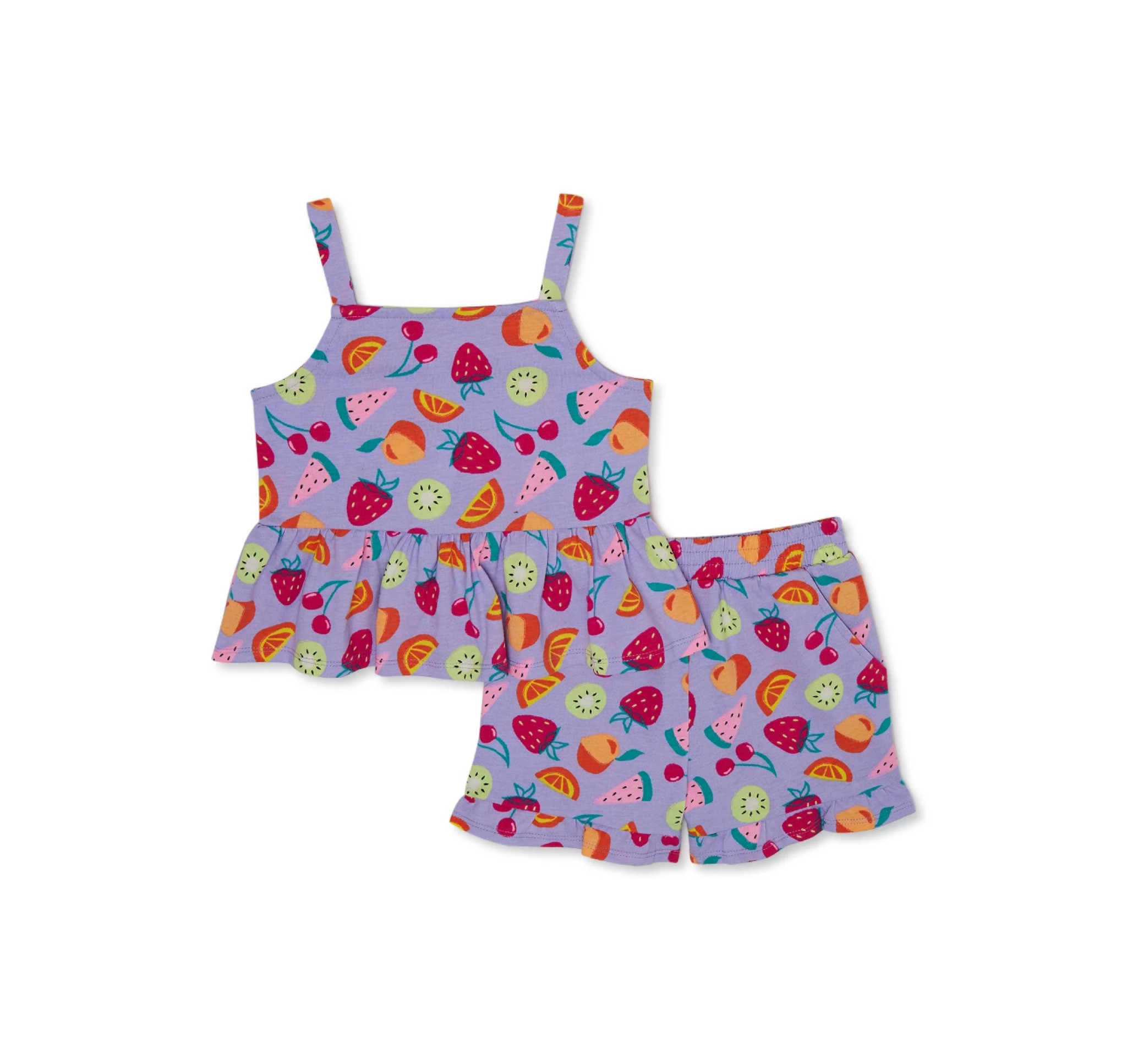 Wonder Nation Toddler Girls Short Set