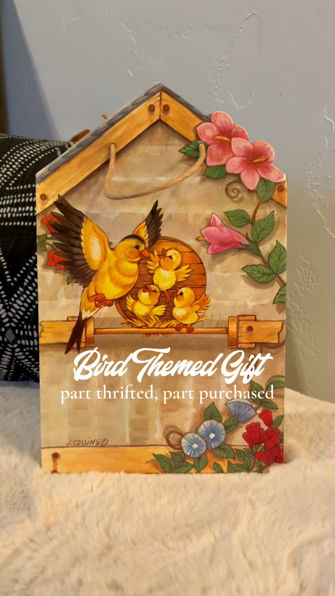 Bird themed gift for my mom. Perfect grandma gift or gift for the bird lover! 