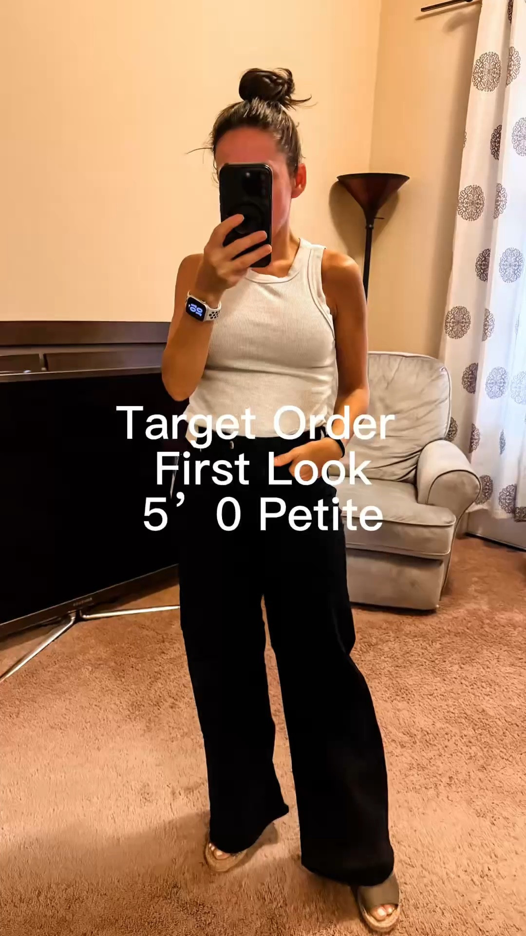 Target denim first impression 🤍

I’m 5’0” and tried these Universal Thread high-rise wide-leg jeans in my usual size 2. The fit through the waist and hips is really good, and I LOVE the structured denim and wide-leg shape.

The petite caveat: they don’t need to be hemmed on me, but I do need a heel. With a flat, they’re too long for my proportions, but with the right heel, the length works.

So if you’re petite, that’s something I’d keep in mind before ordering. They also come in Short if you want to try that route.

I’m still deciding if I’d keep them, but for $28, I think they’re worth a look if you’re wanting a wide-leg jean. 🤍

Linked on LTK.

#petitefashion #petitestyle #petitejeans #widelegjeans #targetstyle #targetfinds #targetfashion #5footfashion #petiteoutfit #denim

#LTKOver40 #LTKPetite #LTKootd