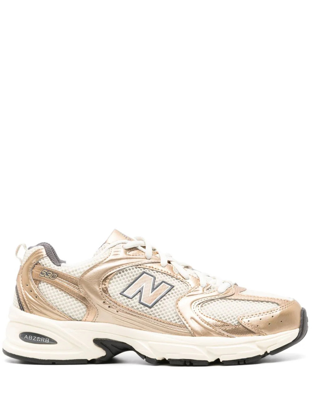 New Balance 530 metallic low-top sneakers - Gold | Farfetch Global