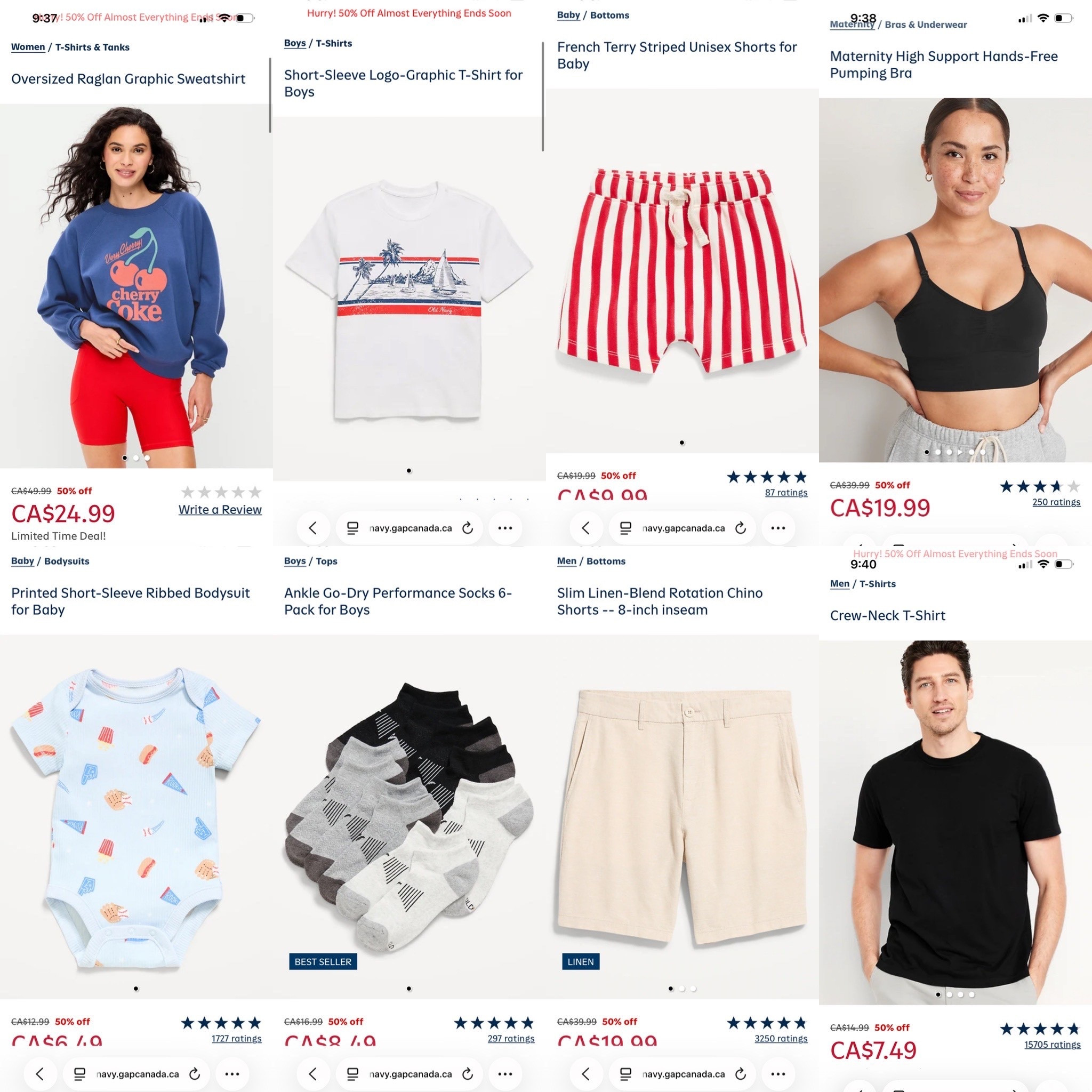 50% off everything!! 

#LTKcanada