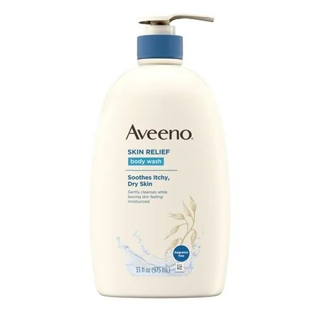 Aveeno Skin Relief Fragrance-Free Body Wash for Dry Skin, 33 fl. oz | Walmart (US)
