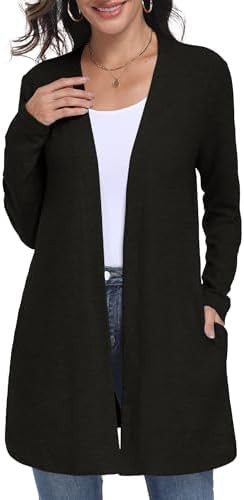 Lepunuo Cardigan Sweaters for Women Long Sleeve Lightweight Open Front Knit Cardigans Casual Loos... | Amazon (US)
