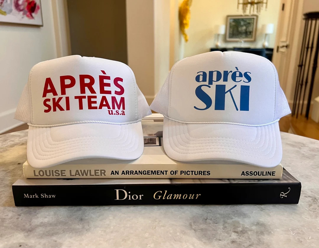 Apres Ski Trucker Hat - Etsy | Etsy (US)