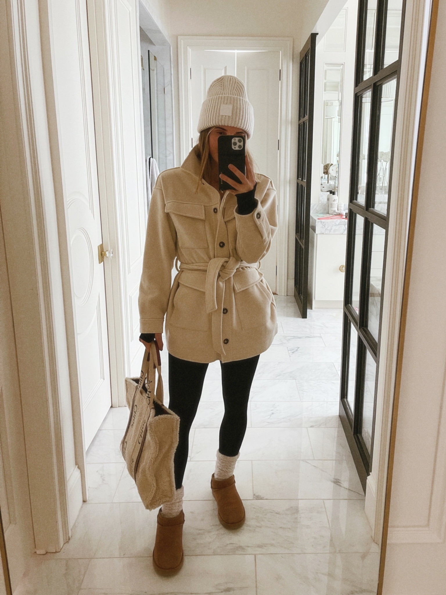 Winter walk outfit, winter snow day 