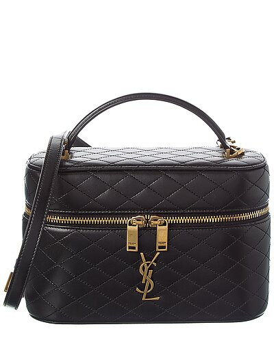 Gaby Large Leather Cosmetic Case | Gilt & Gilt City