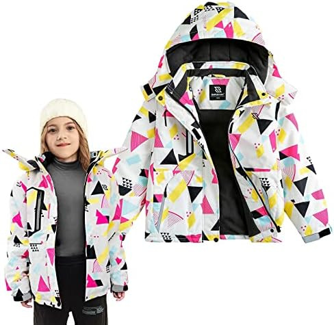 Simplee kids Girls Waterproof Snow Jacket Fleece Winter Windproof Ski Jackets for Toddler Girls H... | Amazon (US)