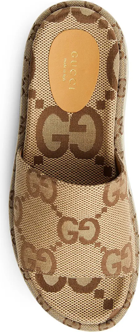 Angelina GG Logo Platform Slide Sandal (Women) | Nordstrom