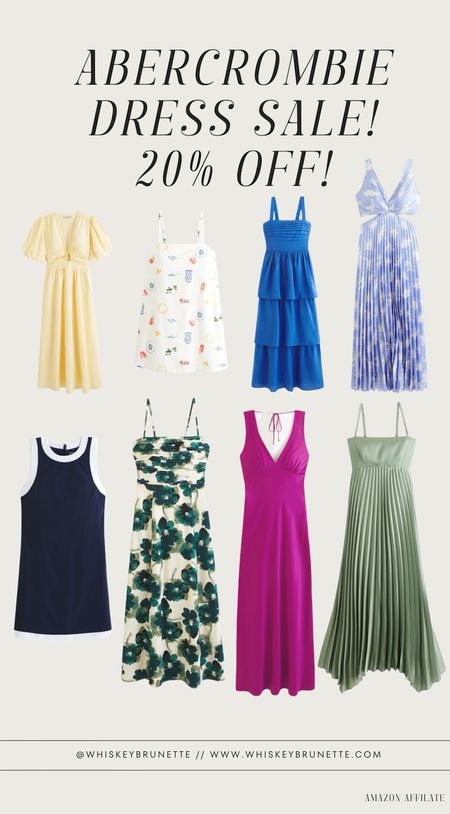 Abercrombie Dress Sale! All these dresses are 20% off! Use code JENREED for an extra stackable code for even more $$ off! 

#LTKWedding #LTKSaleAlert #LTKFindsUnder100
