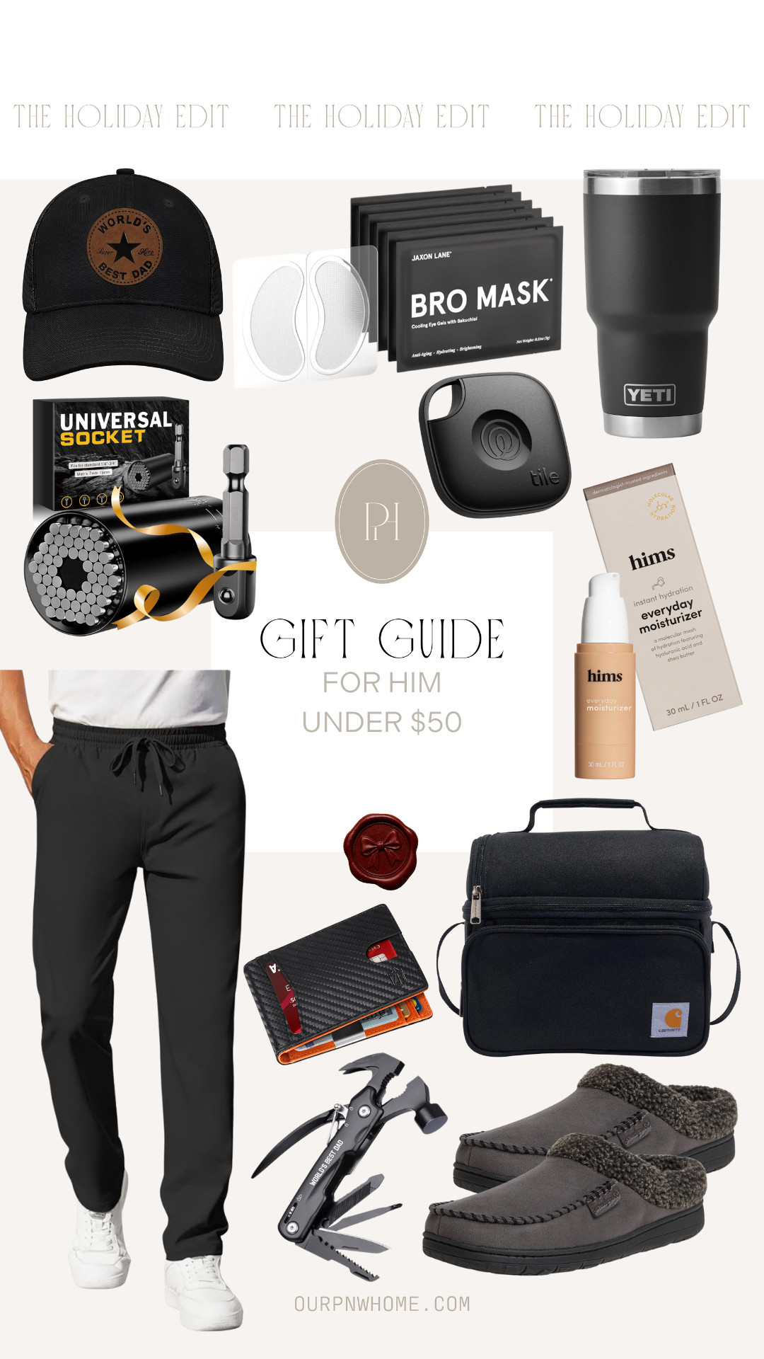 Top Amazon gifts for him under $50!

Gifts for the guys, men's lounge pants, mens's joggers, Yeti tumbler, baseball cap, gifts for dad, men's skincare, universal socket, men's stocking stuffers, men's moisturizer, insulated lunchbox, men's lunch box, insulated soft cooler, men's slippers, multitool, pocket knife, men's wallet 

 #LTKGiftGuide #LTKFindsUnder50 #LTKMens