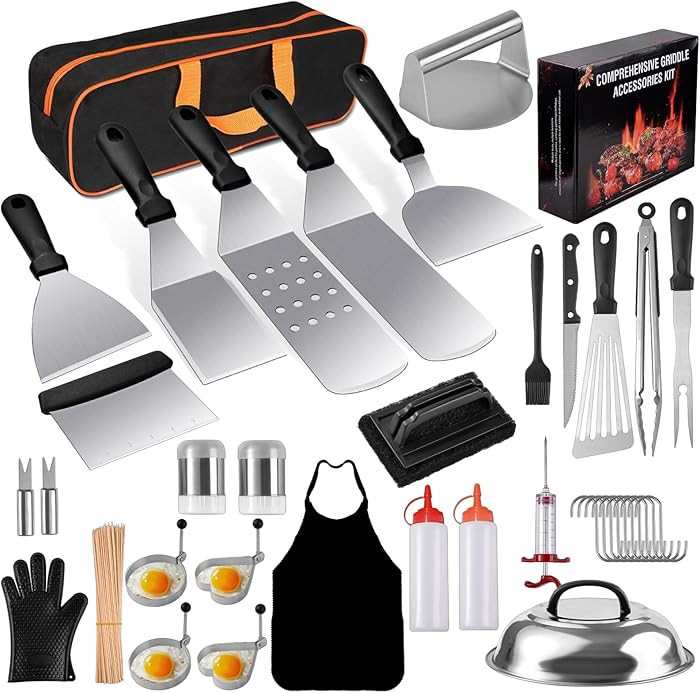 139PCS Griddle Accessories for Blackstone, Perfect Flat Top Grill Accessories for Camp Chef, Grid... | Amazon (US)