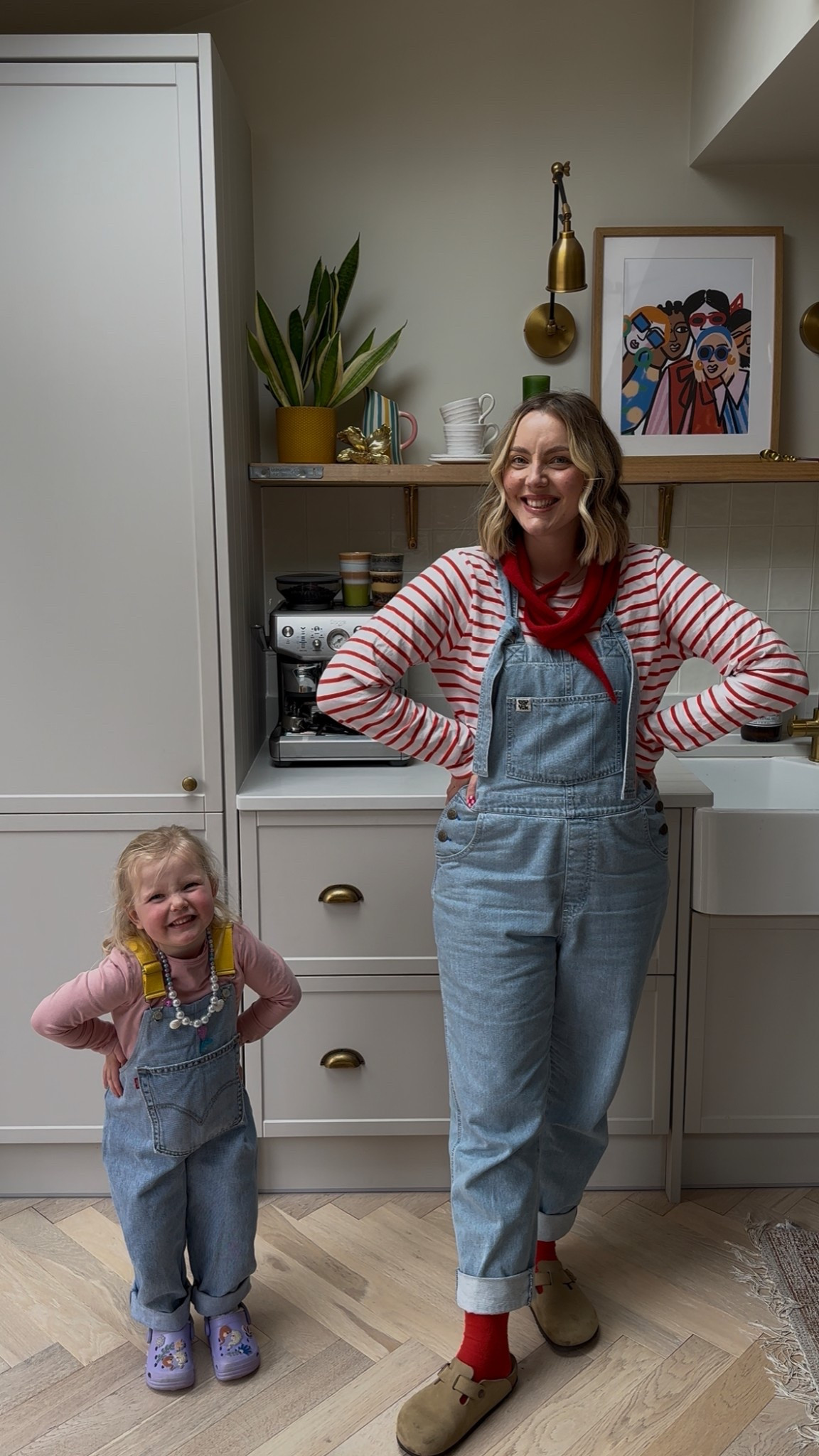 Twinning with your child, it won’t last forever so make the most of it everyday.
Birkenstock Boston Clogs
Lucy & Yak dungarees (size 12)
Ivy the Brand (size 12)
Beyond Nine Neckerchief


#LTKmidsize #LTKcurves #LTKuk