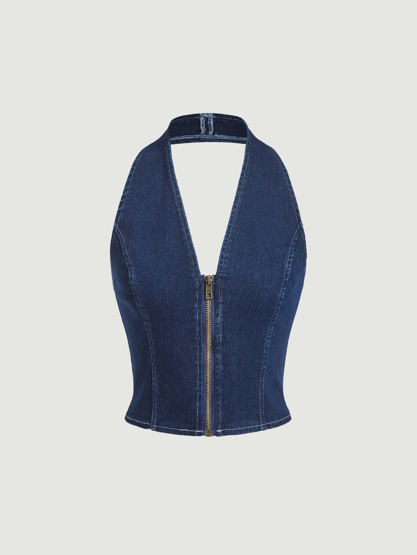 Denim top | SHEIN