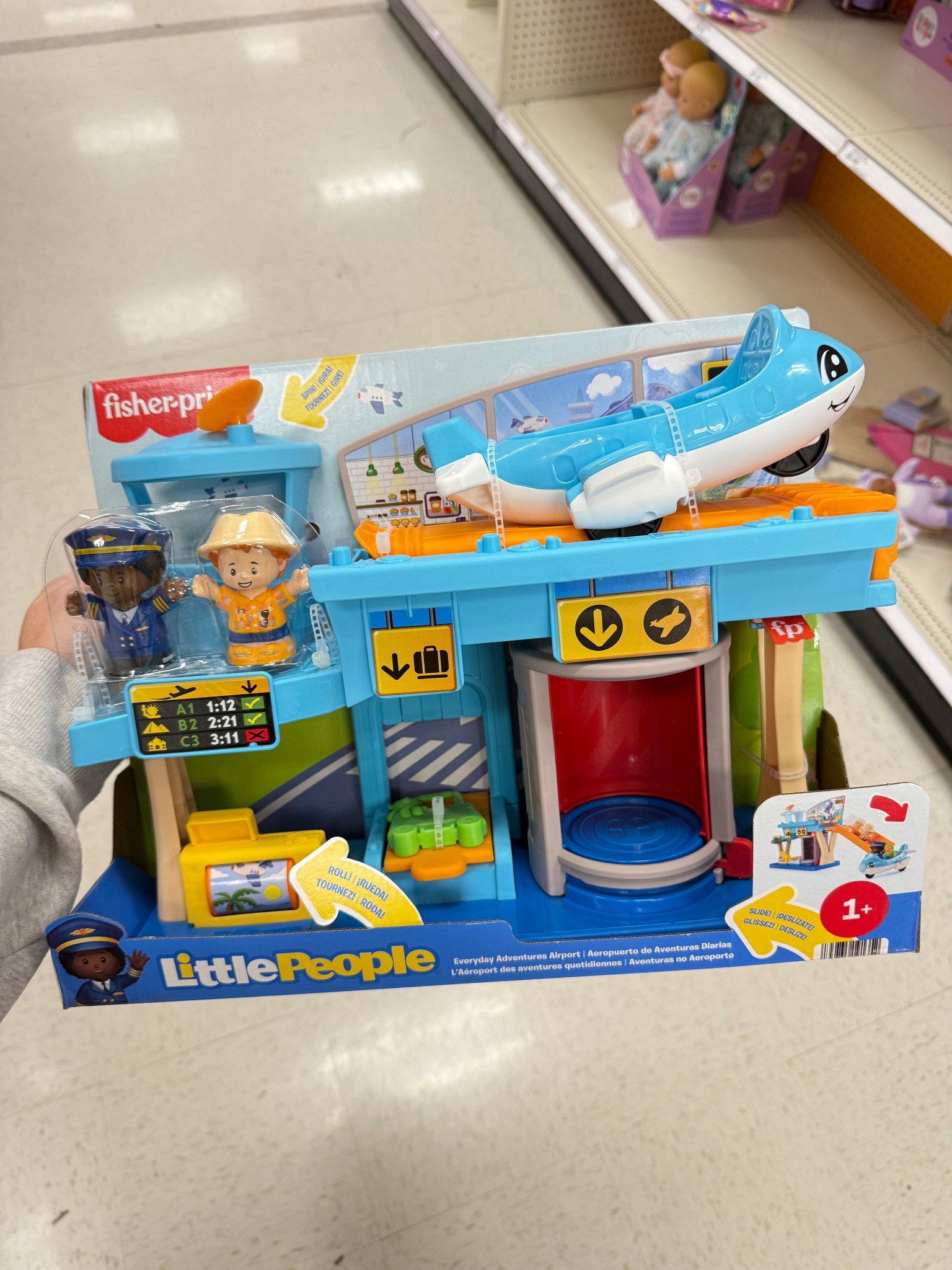 Fisher-Price Little People Everyday Adventures Airport Toddler Playset, Airplane & 3 Play Pieces

#LTKKids #LTKGiftGuide #LTKHoliday