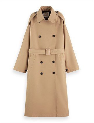 Scotch & Soda Oversized Classic Trench | David Jones | David Jones (Australia & New Zealand)