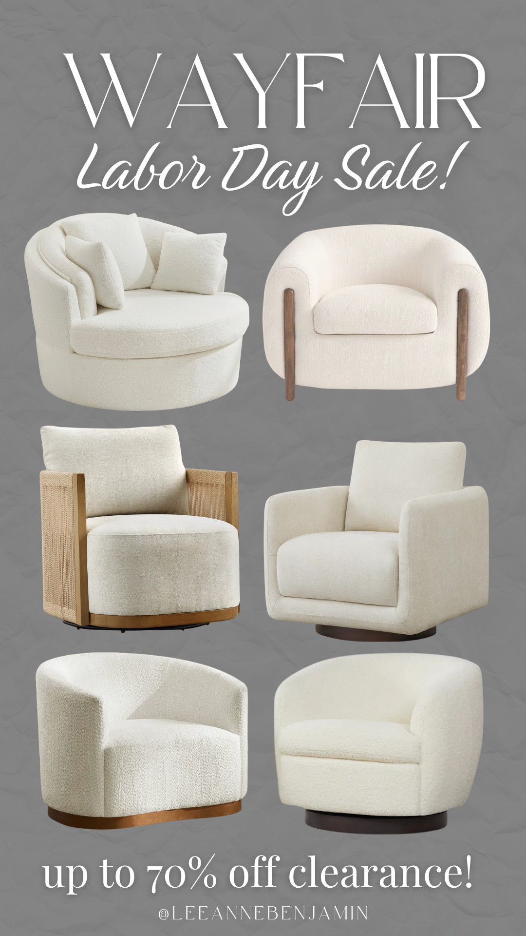 up to 70% off clearance at Wayfair for their Labor Day Sale! A great time to purchase any of those big ticket items you've been waiting on! 

 #LTKmomlife #LTKHome #LTKSaleAlert