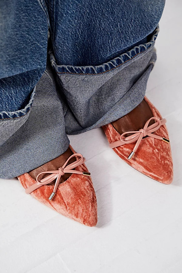 Velvet Light Pointed Flats | Free People (Global - UK&FR Excluded)
