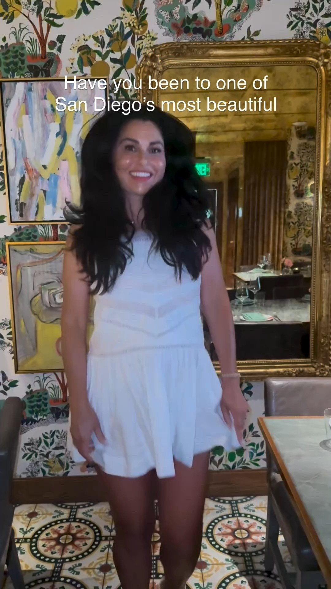 Marisi Restaurant in La Jolla is not only absolutely beautiful but offers some of the finest Italian cuisine in San Diego! 🌸

The perfect date night outfit is this cute white lace trim dress from @Anthropologie It pairs well with nude or white heels and a nude purse. 

#LTKValentine #LTKootd #LTKfoodie