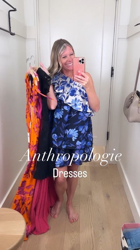 Anthropologie dresses LTK sale take 20% off of A purchase of $150 or more with code ANTHROLTK. Wearing a size extra small in all of these. spring break dresses dress vacation dress 

#LTKSale #LTKstyletip #LTKsalealert