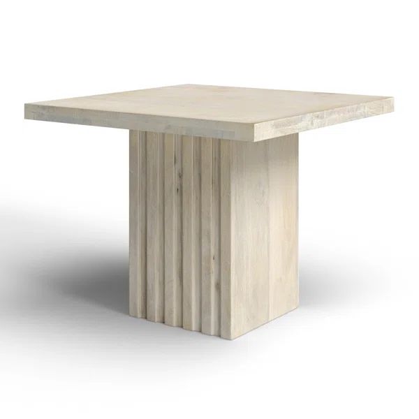 Valda Solid Wood Pedestal End Table | Wayfair North America