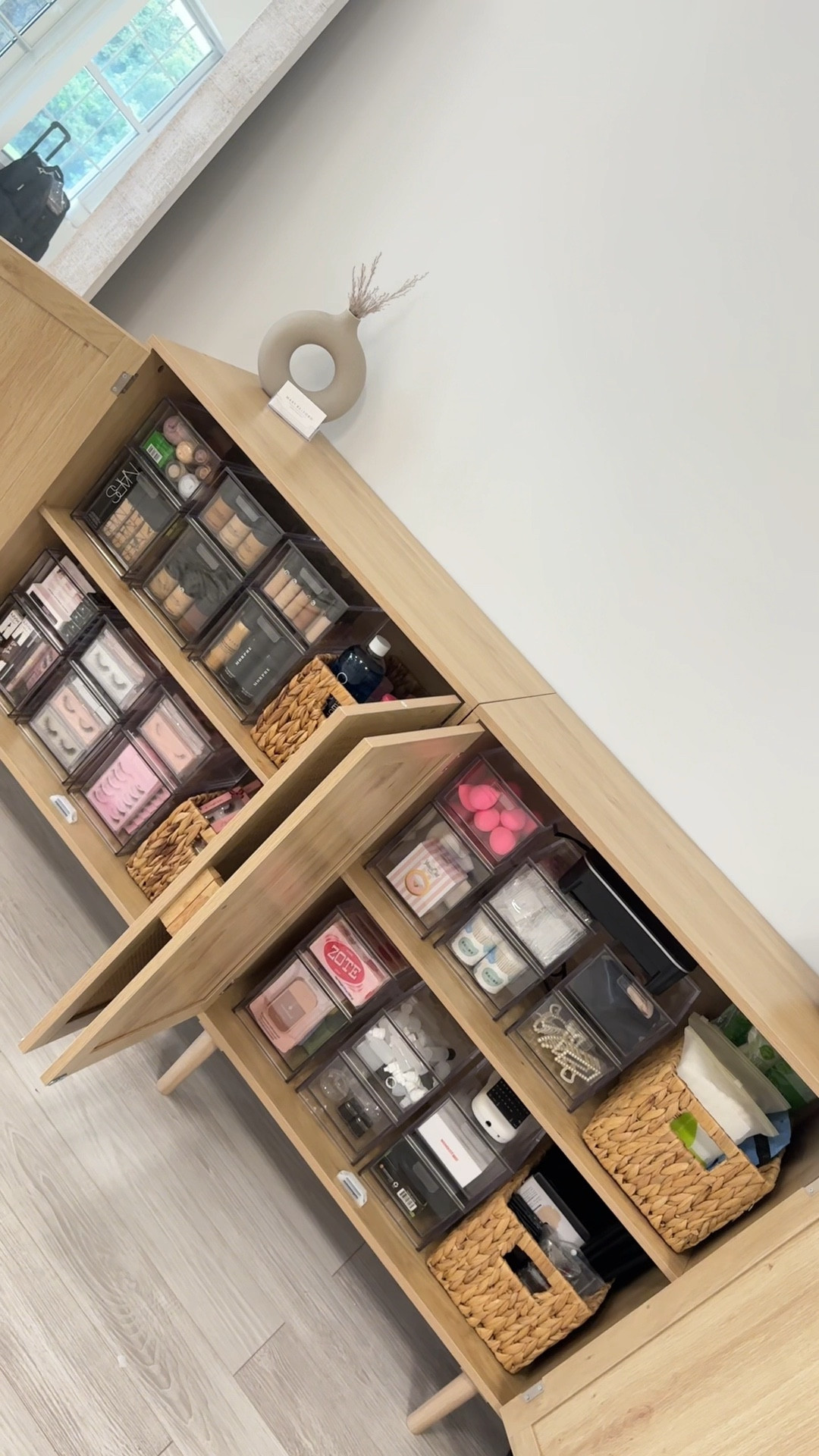 Organizing my backup cabinets 🤍

#LTKbeauty #LTKfindsunder100 #LTKhome