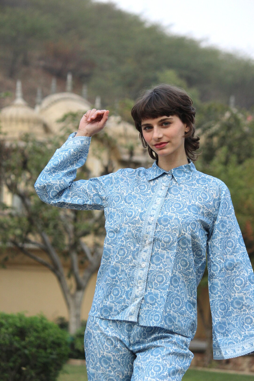 Women Co-ord Set , 2 Piece Outfit, Summer Outfit, Shirt and Pyjama Set, Lounge Set , 2 Piece Set ... | Etsy (US)