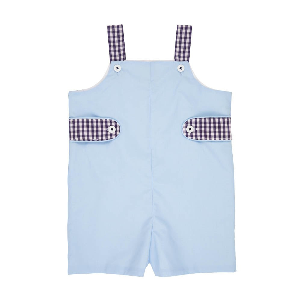 Teddy's Tab Jon Jon - Beale Street Blue with Nantucket Navy Gingham | The Beaufort Bonnet Company